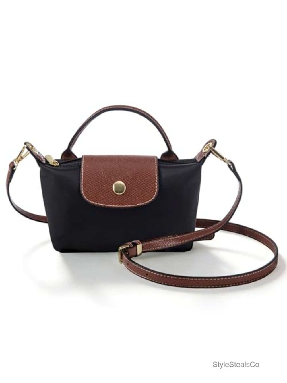 Mini Crossbody Bag Women Waterproof Nylon Adjustable Strap Shoulder Handbag